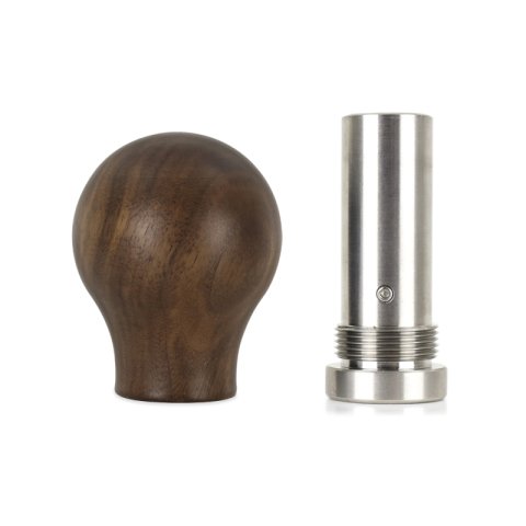 Mishimoto Round Steel Core Wood Shift Knob - Walnut thumbnail 6