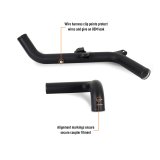 Mishimoto 21+ Bronco 2.7L Intercooler Pipe Kit Micro Wrinkle Black thumbnail 7