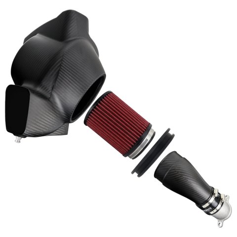 Mishimoto 2021+ BMW G8X M3/M4 Performance Intake Carbon Fiber Matte thumbnail 7