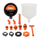 Mishimoto No-Spill Coolant Funnel Kit 15pc Set thumbnail 1