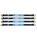 Borne Off-Road Vehicle Ratchet Tie-Down Kit (4 pack) Black thumbnail 4