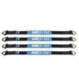 Borne Off-Road Vehicle Ratchet Tie-Down Kit (4 pack) Black thumbnail 5