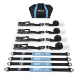 Borne Off-Road Vehicle Ratchet Tie-Down Kit (4 pack) Black thumbnail 6