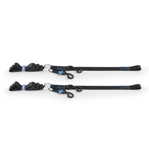 Borne Off-Road Cam Buckle Tie-Down Kit (2-Pack) Black thumbnail 5