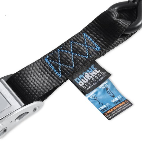 Borne Off-Road Cam Buckle Tie-Down Kit (2-Pack) Black thumbnail 6