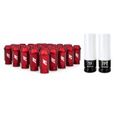 Mishimoto Aluminum Locking Lug Nuts M12x1.5 27pc Set Red thumbnail 1