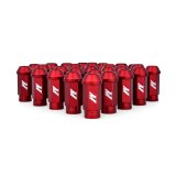 Mishimoto Aluminum Locking Lug Nuts M12x1.5 27pc Set Red thumbnail 4