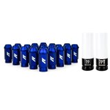 Mishimoto Aluminum Locking Lug Nuts 1/2 X 20 23pc Set Blue thumbnail 3