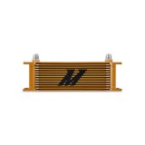 Mishimoto Universal 13-Row Oil Cooler Gold thumbnail 1