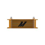 Mishimoto Universal 13-Row Oil Cooler Gold thumbnail 2