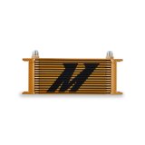 Mishimoto Universal 16-Row Oil Cooler Gold thumbnail 1