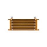 Mishimoto Universal 16-Row Oil Cooler Gold thumbnail 3