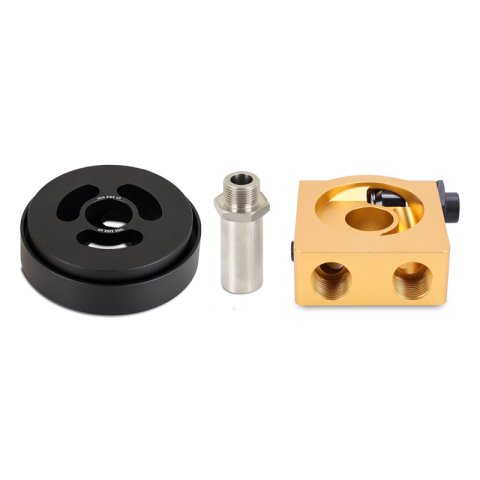 Mishimoto FR-S/BR-Z/GT86 Thermostatic Sandwich Plate and Adapter Gold thumbnail 2