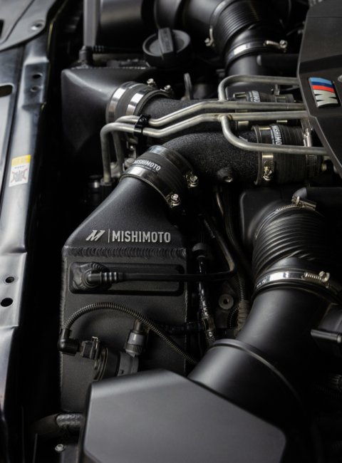 Mishimoto 12-16 BMW F10 M5 Intercooler Kit (Wrinkle Black) thumbnail 6