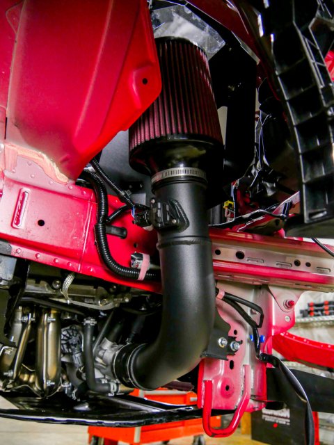 Mishimoto 2022+ Subaru WRX Performance Air Intake - Oiled Filter - Micro-Wrinkle Black thumbnail 3