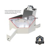 Mishimoto 13-18 Ram 6.7L Cummins Degas Tank - Black thumbnail 9