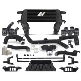 Mishimoto 21+ Ford Bronco 2.7L High Mount INT Kit BK Pipes BK Core thumbnail 2