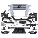 Mishimoto 21+ Ford Bronco 2.7L High Mount INT Kit BK Pipes SL Core thumbnail 1