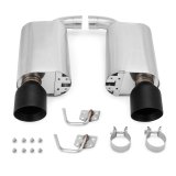 Mishimoto 2015+ Ford Mustang GT Street Axleback Exhaust w/ Black Tips thumbnail 6