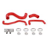 Mishimoto 2015+ Ford Mustang GT Silicone Lower Radiator Hose - Red thumbnail 6