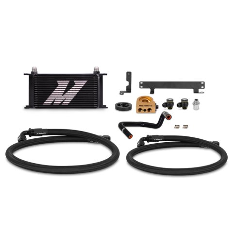 Mishimoto 2022+ Subaru WRX Thermostatic Oil Cooler Kit - Black thumbnail 2