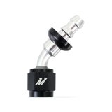Mishimoto 45 Degree Push Lock Fitting - 4AN thumbnail 1