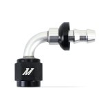 Mishimoto 90-Degree Push Lock Fitting - 4AN thumbnail 1