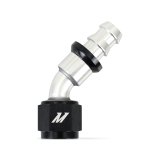 Mishimoto 45 Degree Push Lock Fitting - 8AN thumbnail 2