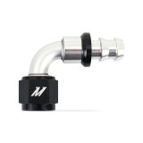 Mishimoto 90 Degree Push Lock Fitting - 8AN thumbnail 1