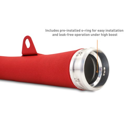 Mishimoto 2022+ Subaru WRX Charge Pipe - Wrinkle Red thumbnail 7