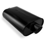 Mishimoto Muffler with 2.5in Center Inlet/Outlet - Angled Tip - Black thumbnail 1