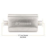 Mishimoto Universal Resonator with 2.5in Inlet/Outlet - Brushed thumbnail 2
