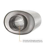 Mishimoto Universal Resonator with 3in Inlet/Outlet - Brushed thumbnail 9