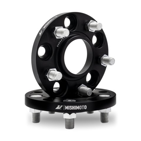 Mishimoto Wheel Spacers - 5x114.3 - 60.1 - 30 - M12 - Black thumbnail 5