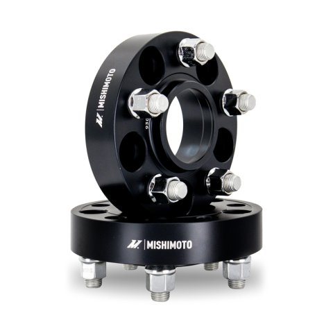 Mishimoto Wheel Spacers - 5x120 - 67.1 - 35 - M14 - Black thumbnail 5