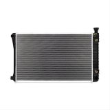 Mishimoto OE Replacement Radiators R618-AT Radiator, Replacement, Crossflow, Aluminum, Natural, Transmission Cooler, Chevrolet, GMC, Each thumbnail 1