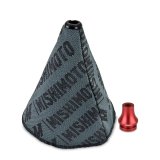 Mishimoto Shift Boot Cover + Retainer/Adapter Bundle M12x1.25 Red thumbnail 1