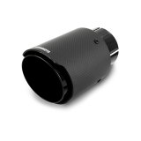 Mishimoto Carbon Fiber Muffler Tip 2.5in Inlet 3.5in Outlet Black thumbnail 2