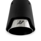 Mishimoto Carbon Fiber Muffler Tip 2.5in Inlet 3.5in Outlet Polished thumbnail 8
