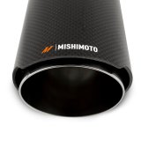 Mishimoto Carbon Fiber Muffler Tip 3in Inlet 4in Outlet Polished thumbnail 1