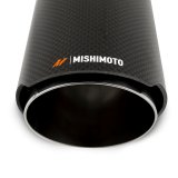 Mishimoto Carbon Fiber Muffler Tip 3in Inlet 4in Outlet Polished thumbnail 7