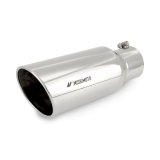 Mishimoto Universal Steel Muffler Tip 4in Inlet 6in Outlet Polished thumbnail 1