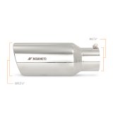 Mishimoto Universal Steel Muffler Tip 4in Inlet 6in Outlet Polished thumbnail 3