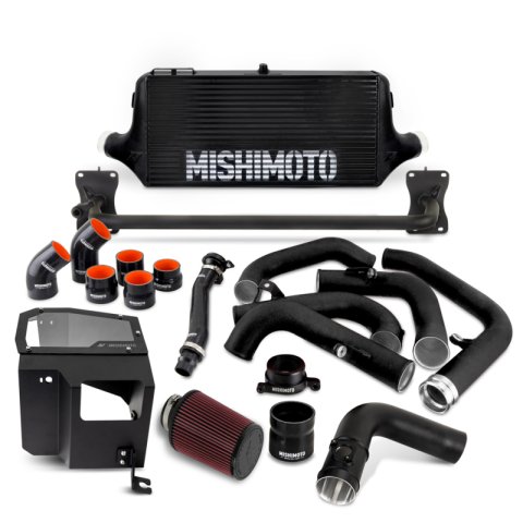 Mishimoto 2022+ WRX Intercooler Kit W/ Intake BK Core MWBK Pipes thumbnail 1
