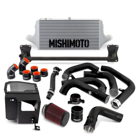 Mishimoto 2022+ WRX Intercooler Kit W/ Intake SL Core MWBK Pipes thumbnail 2