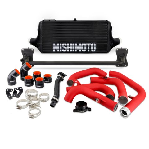 Mishimoto 2022+ WRX Front Mount Intercooler Kit BK Core WRD Pipes thumbnail 2