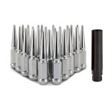 Mishimoto Mishimoto Steel Spiked Lug Nuts M14 x 1.5 24pc Set Chrome thumbnail 1