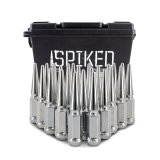 Mishimoto Mishimoto Steel Spiked Lug Nuts M14 x 1.5 24pc Set Chrome thumbnail 3
