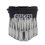 Mishimoto Mishimoto Steel Spiked Lug Nuts M14 x 1.5 24pc Set Chrome thumbnail 6