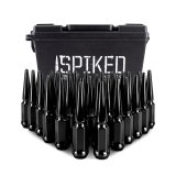 Mishimoto Mishimoto Steel Spiked Lug Nuts M14 x 1.5 32pc Set Black thumbnail 3